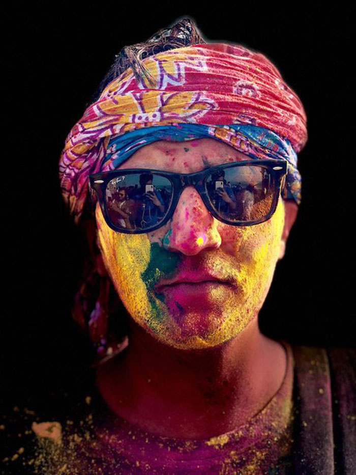 مراسم رنگ پاشی هندوستان