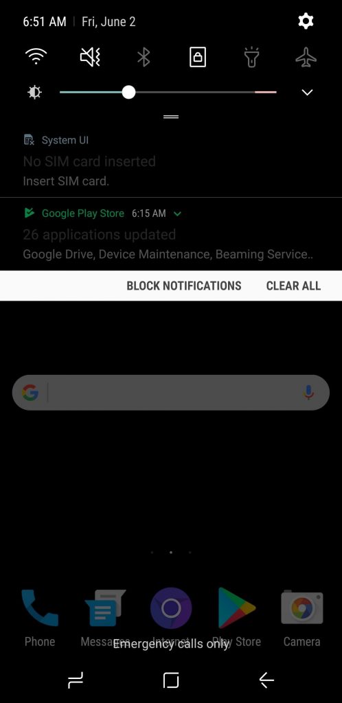 استفاده از تم تاریک در گلکسی اس 8