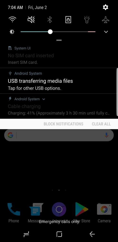 استفاده از تم تاریک در گلکسی اس 8