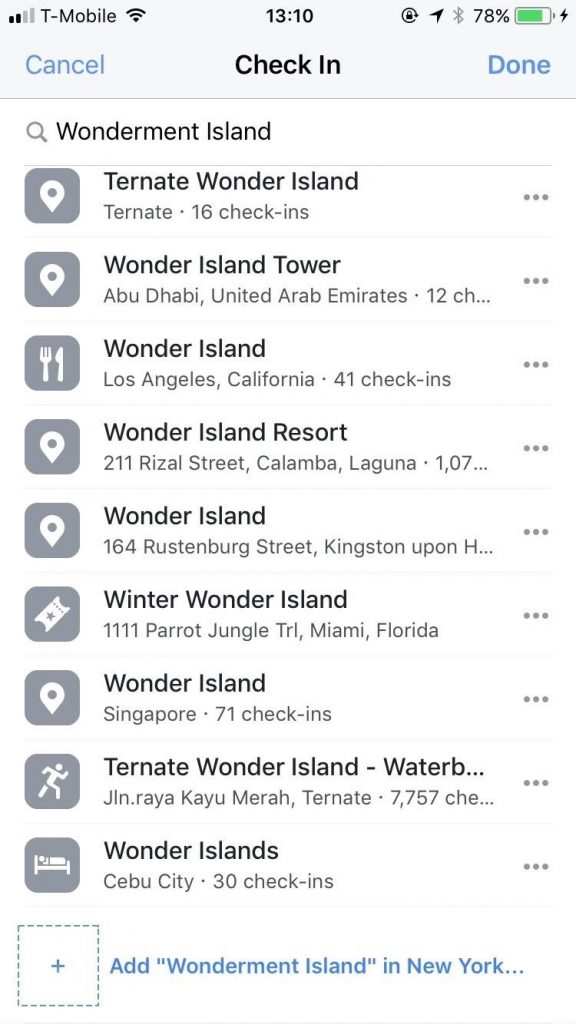 ایجاد لوکیشن سفارشی فیس بوک