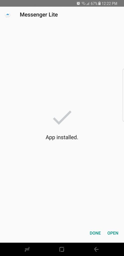 Facebook Messenger Lite