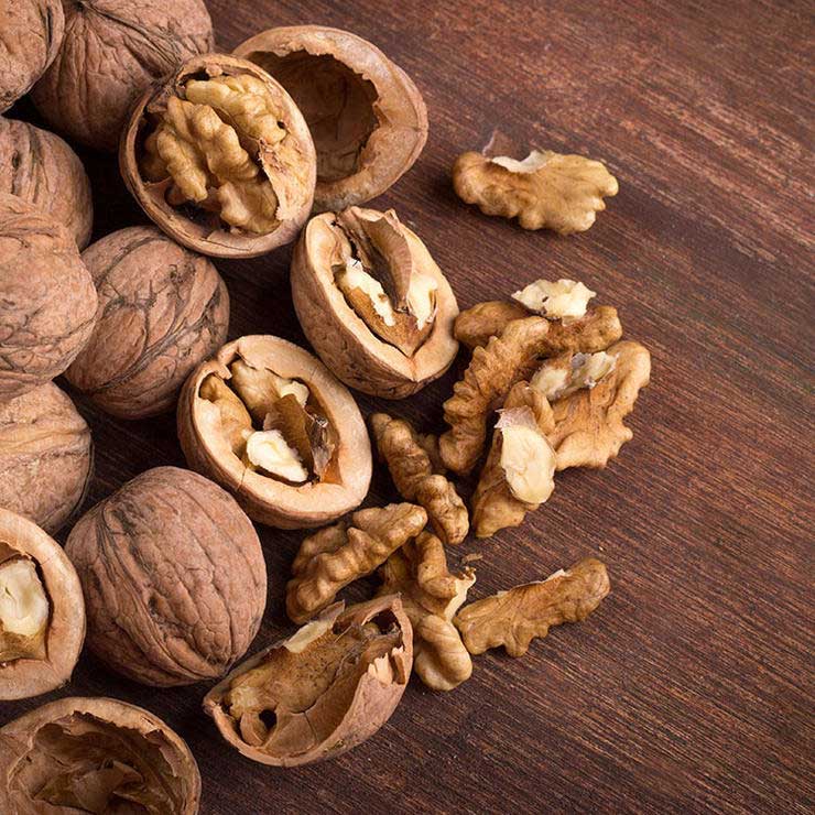 برای رفع گرسنگی چه بخوریم,سیر شدن,گردو