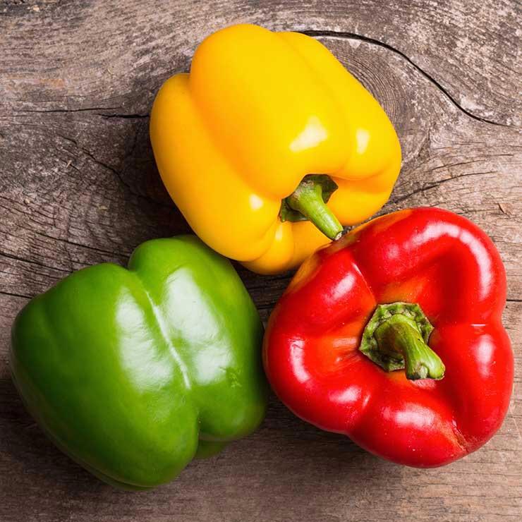 فلفل دلمهای منبع ویتامین سی