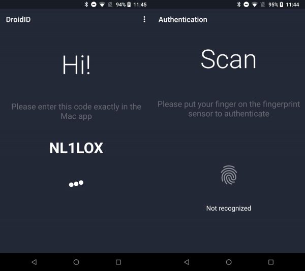 قفل‌گشایی مک با استفاده از سنسور اثر انگشت اندروید