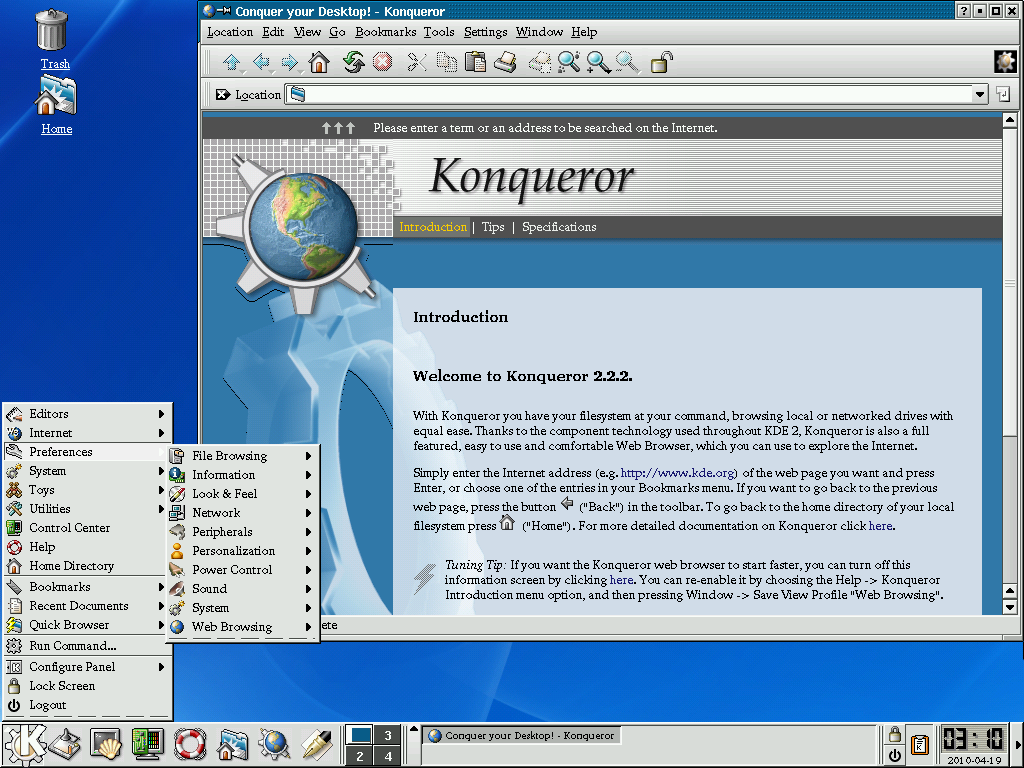 KDE 2.2.2 - Old KDE