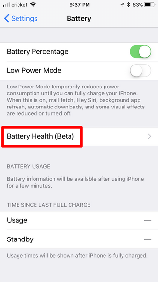  Battery Health