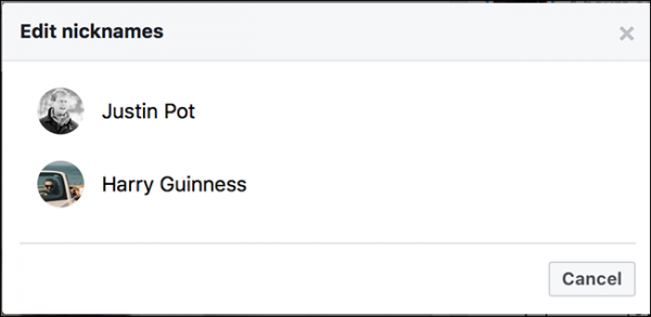 Edit Nicknames and Change Color