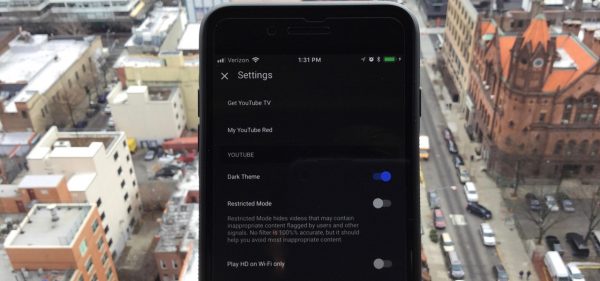 تم تاریک آیفون