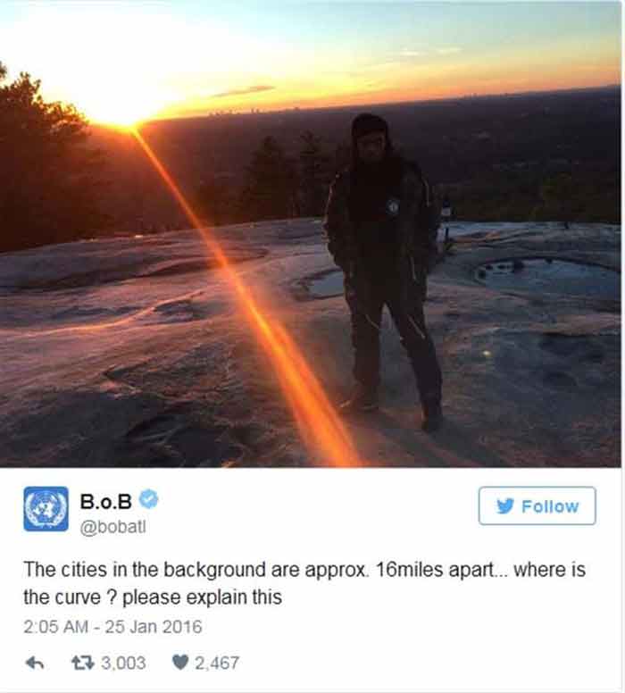 توییت بی. او. بی، خواننده هیپ هاپ