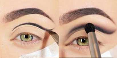 چشم,آرایش چشم ,چشم زیبا,فیروزه ای,سایه فیروزه ای,makeup,زیر سازی پوست