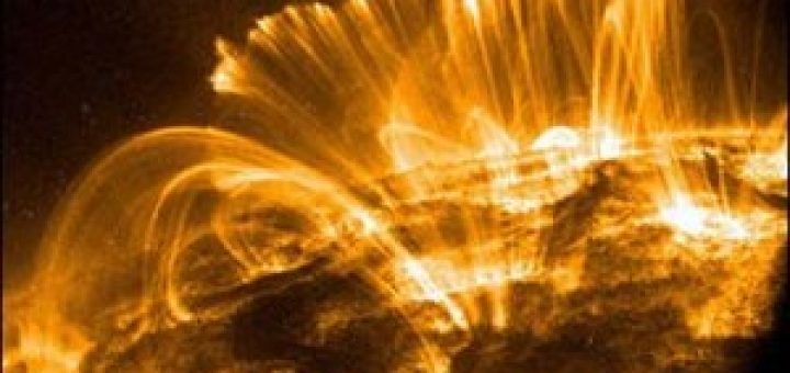 نمونه از طوفان خورشیدی