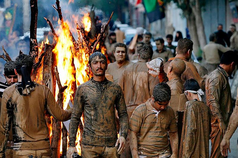 مراسم گل مالی