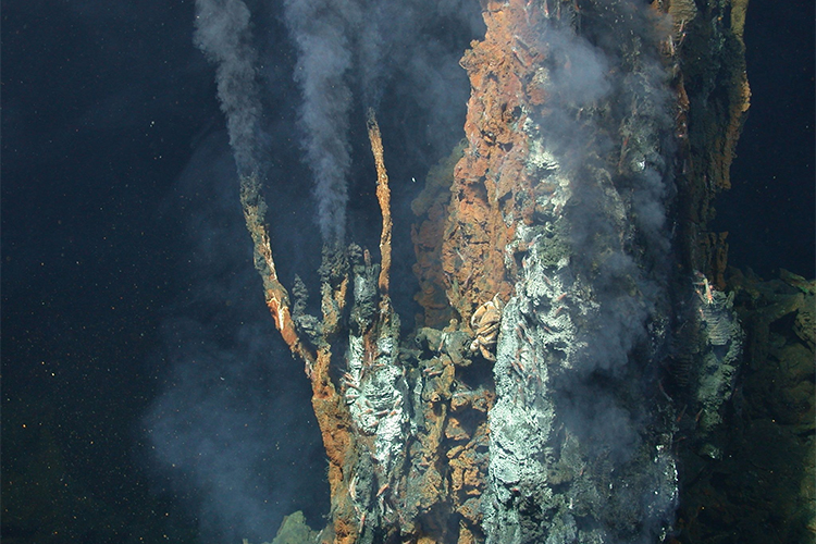 مجرای گرمابی کف اقیانوس