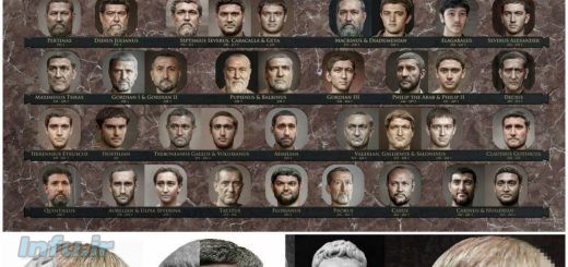 تصاویر پرتره‌ای از ۵۳ امپراطور