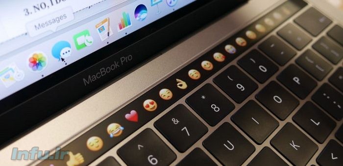 آموزش کار با نوار لمسی مک