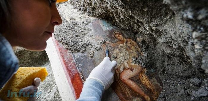 تصویری از زئوس به شکل قو