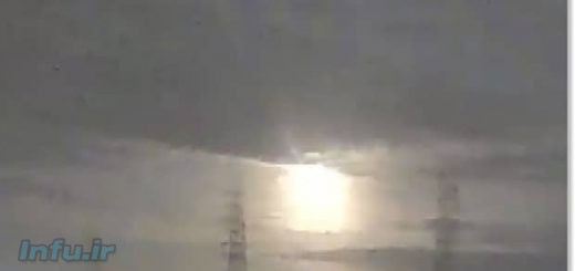 انفجار یک شی نورانی مرموز بر فراز ژاپن