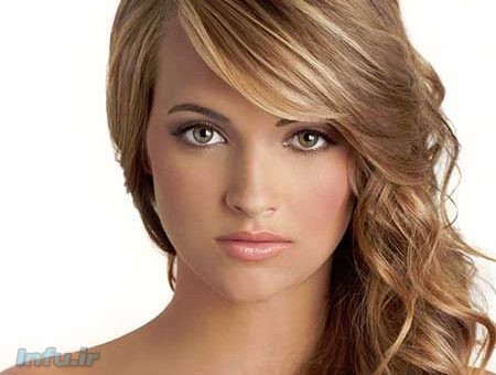 پنهان کردن پیشانی بلند