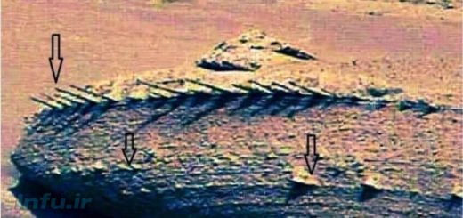 فضاپیمای بیگانه در مریخ